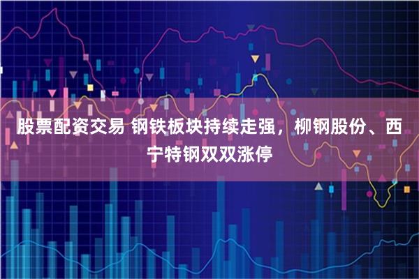 股票配资交易 钢铁板块持续走强，柳钢股份、西宁特钢双双涨停